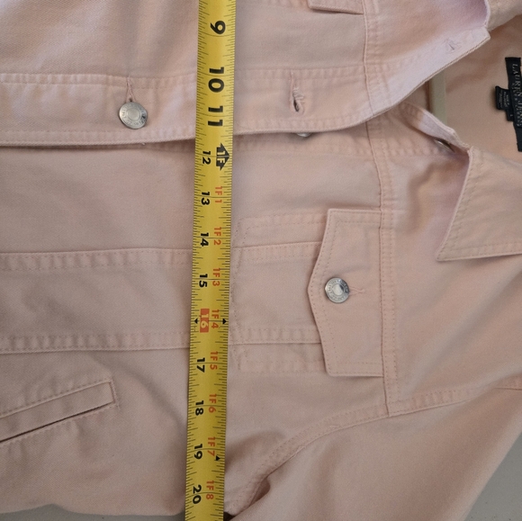 Ralph Lauren Pink Denim Jacket Size Large - Picture 7 of 7